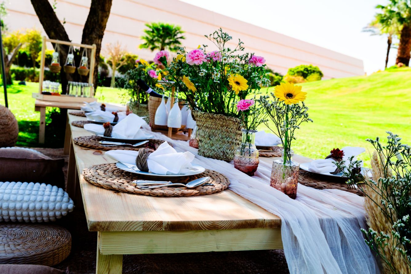 Garden-view restaurant