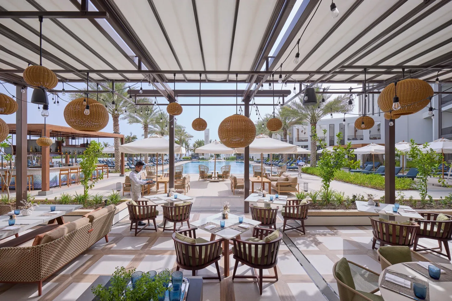 Beachfront restaurant