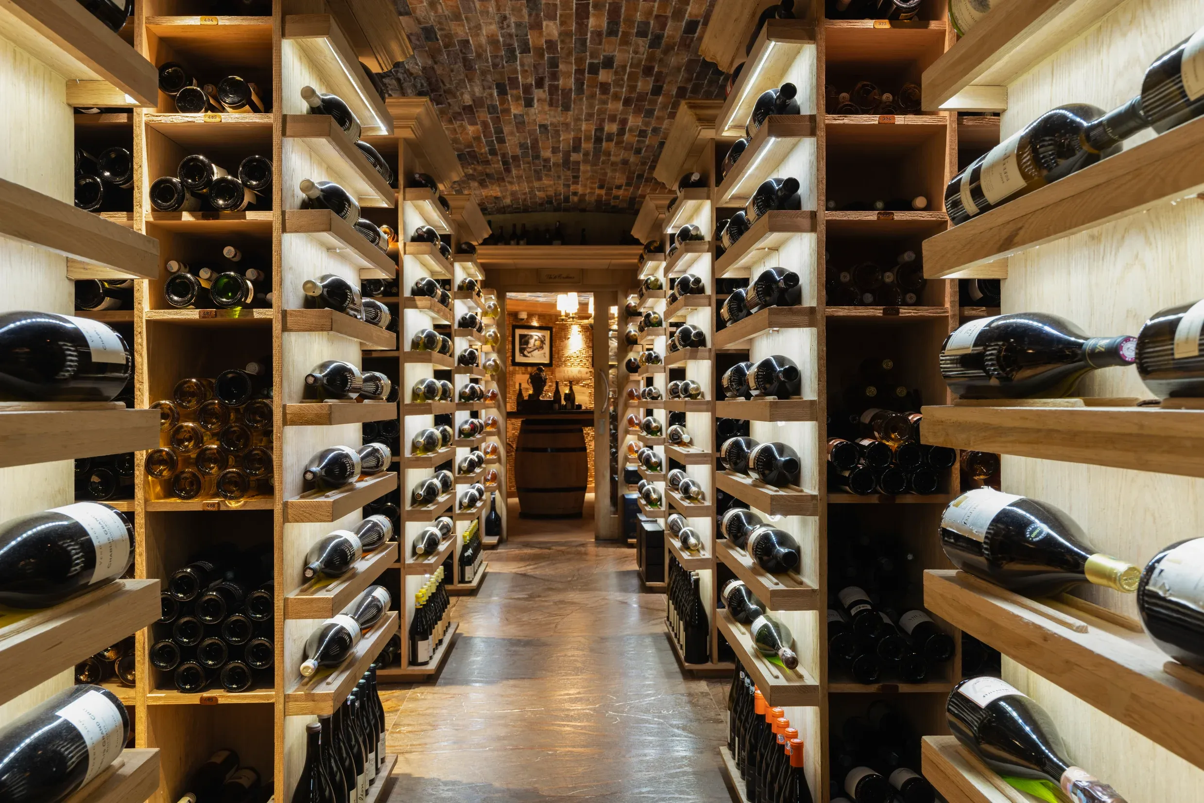 The wine cellar