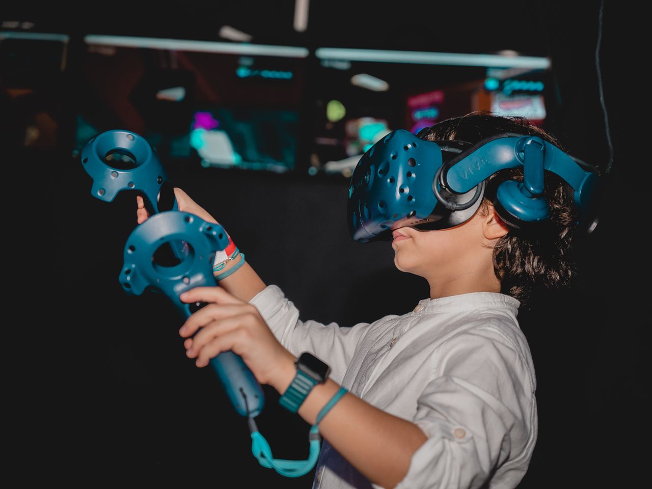 VR entertainment: A VR zone on-site.
