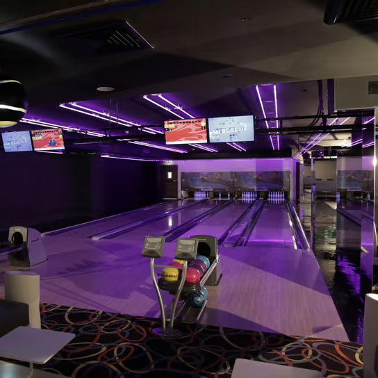 Bowling alley: The capital’s only hotel one.