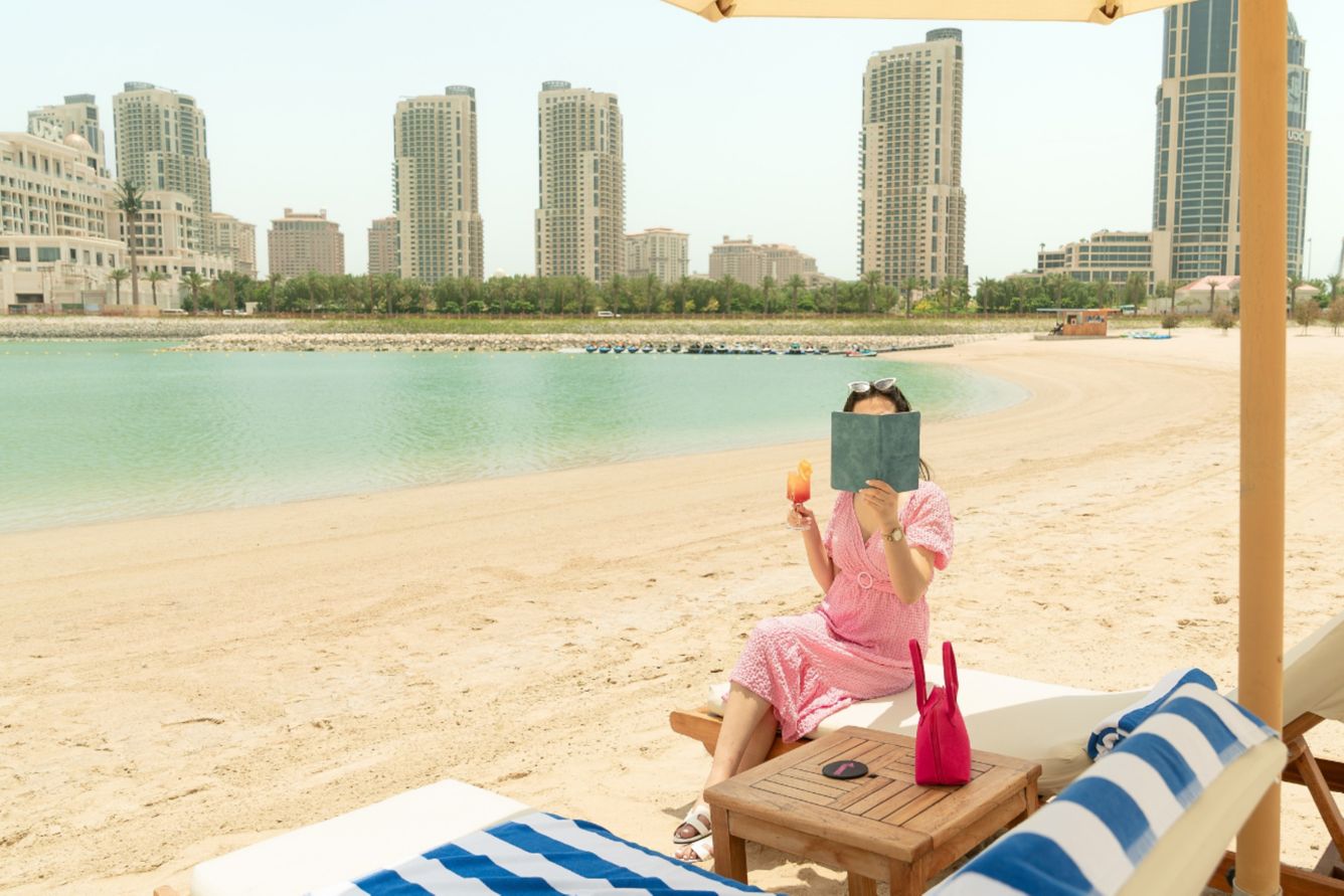 Private beach island: With watersports.