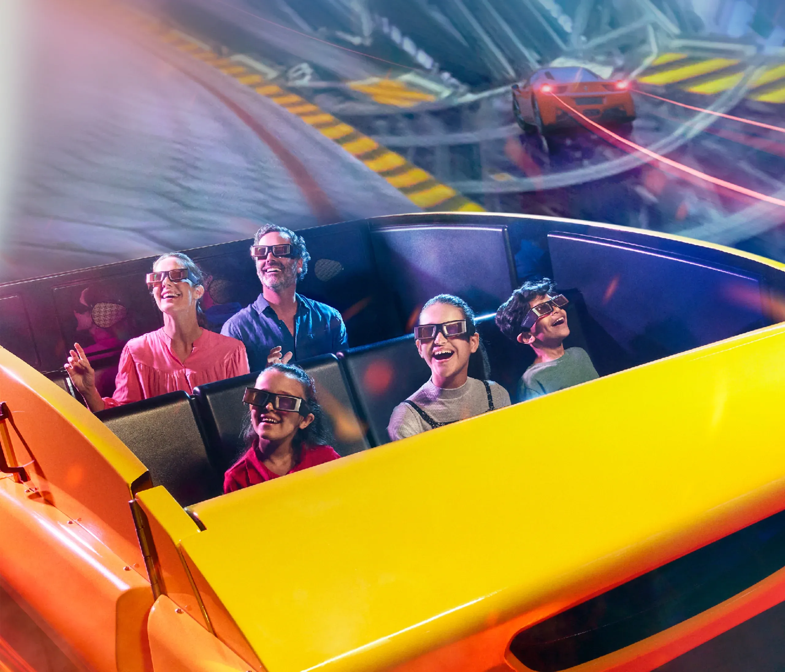 Daily park access: One Yas Island park per guest, included.