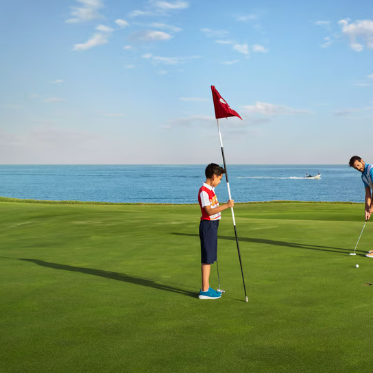Al Mouj golf: A championship course adjacent.