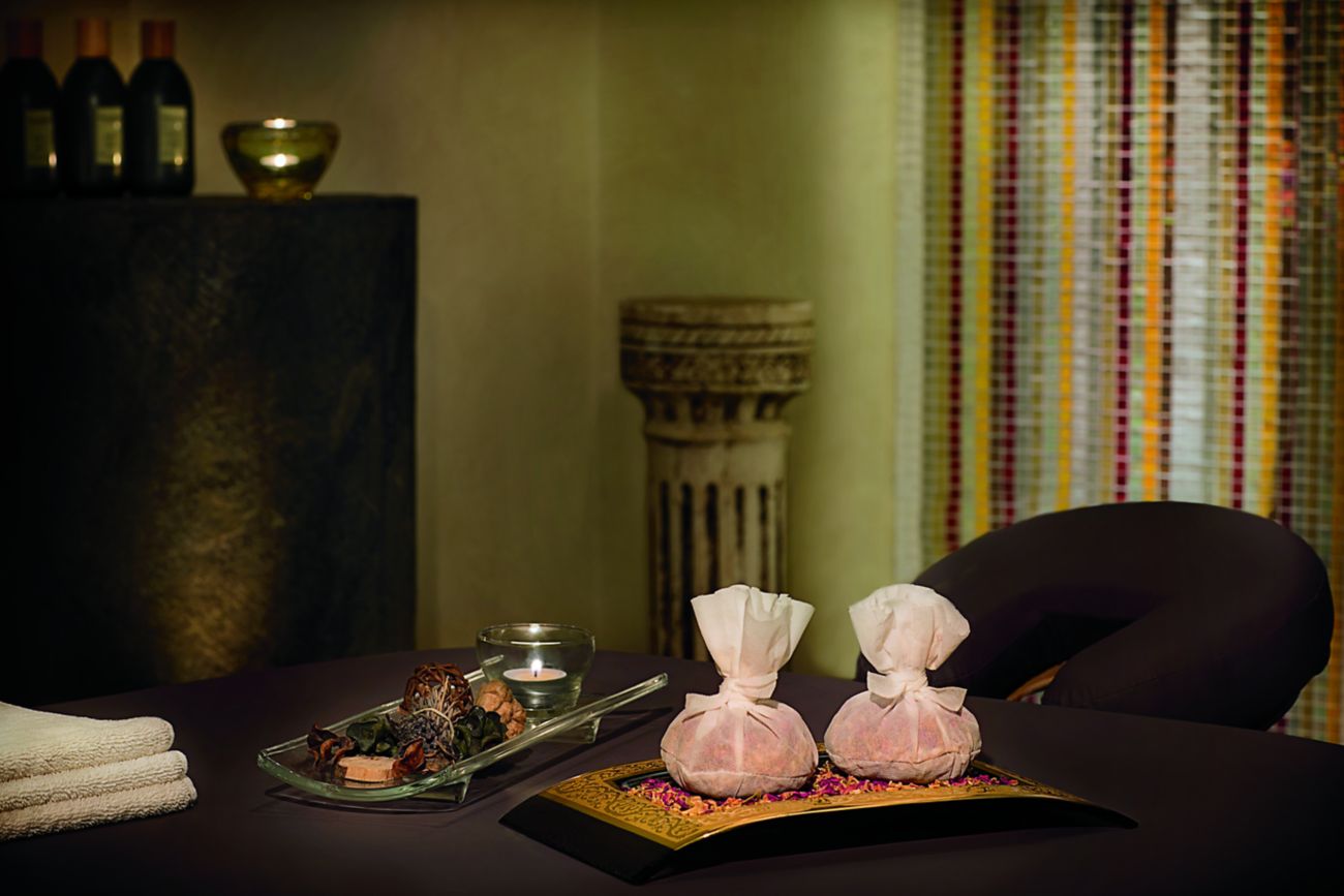 World-class spa: Gender-separated areas.