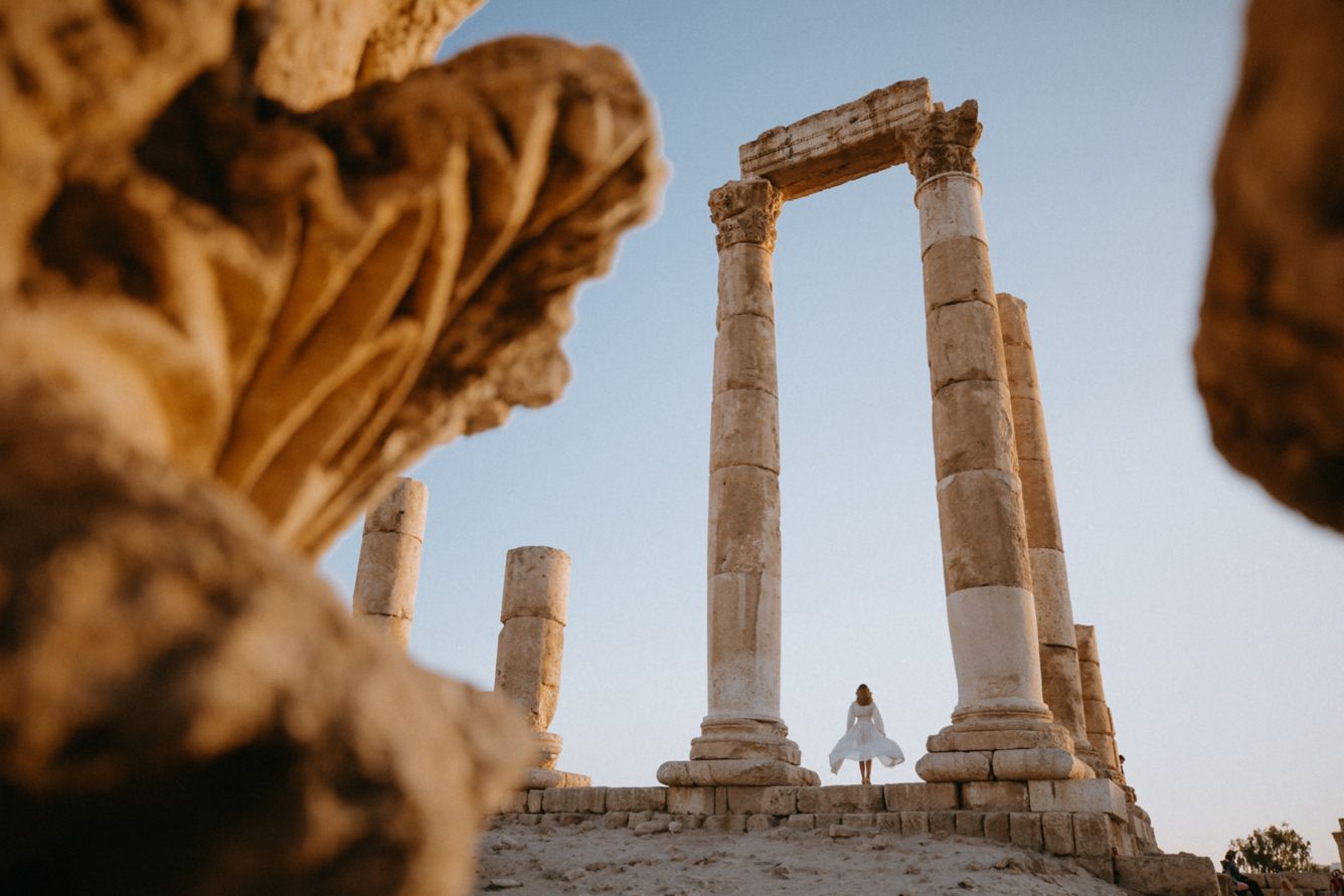 Amman culture: The Citadel, Roman Theatre and Rainbow Street.