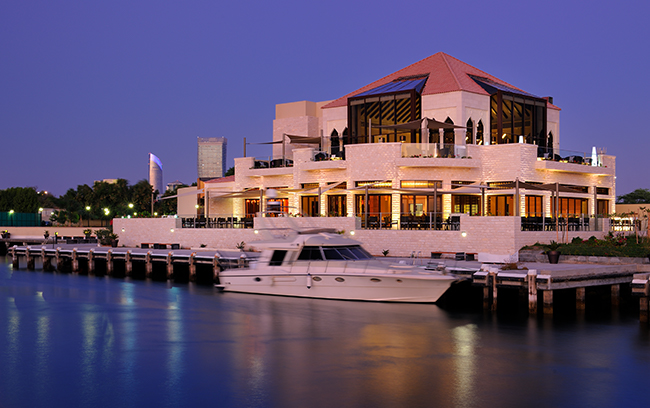 183-berth marina: The yacht and marina scene.