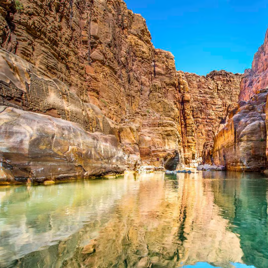 Day trips: Wadi Mujib, Mount Nebo, Madaba and Bethany.