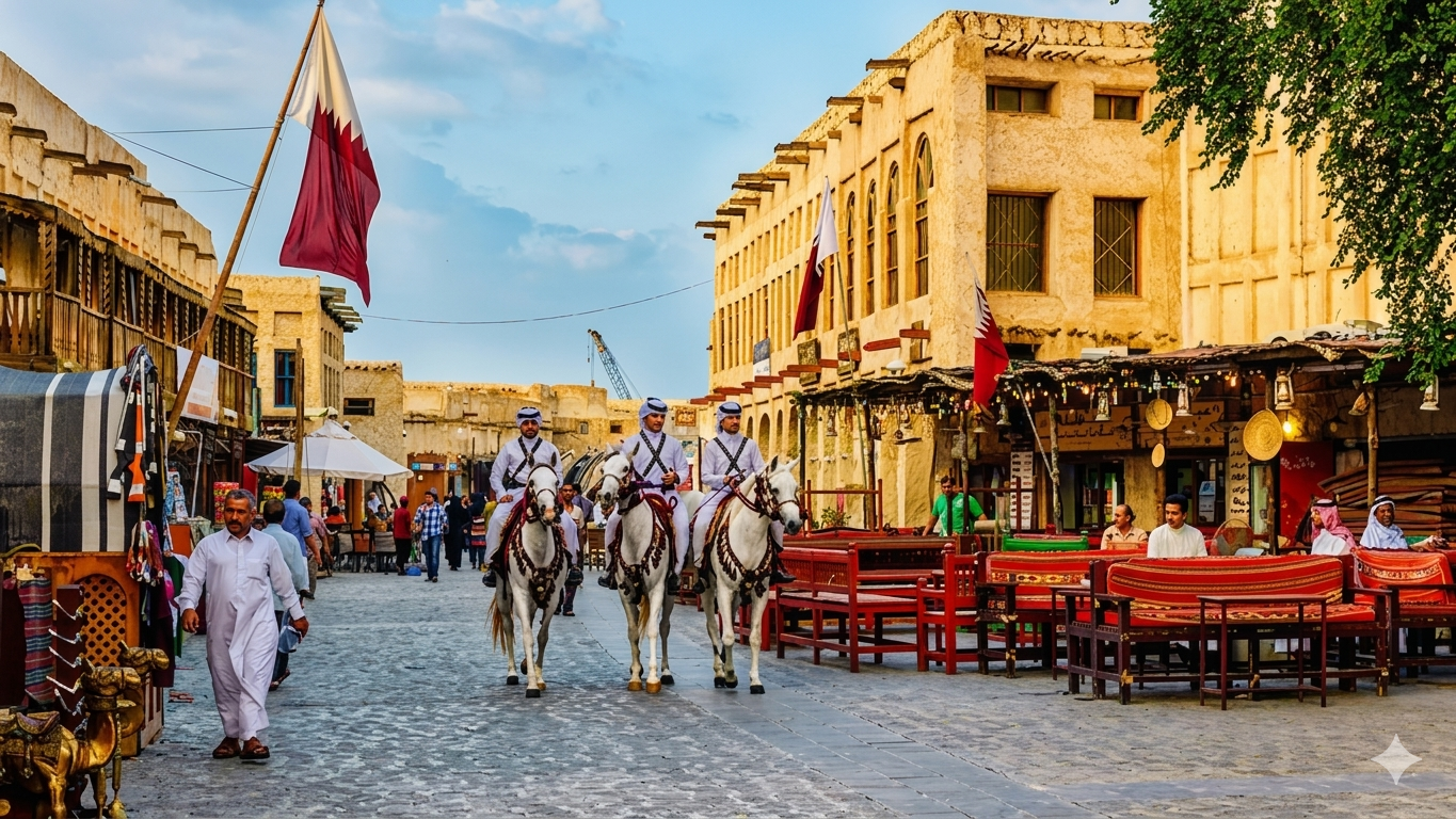 Walk to landmarks: Corniche, Souq Waqif and museums.