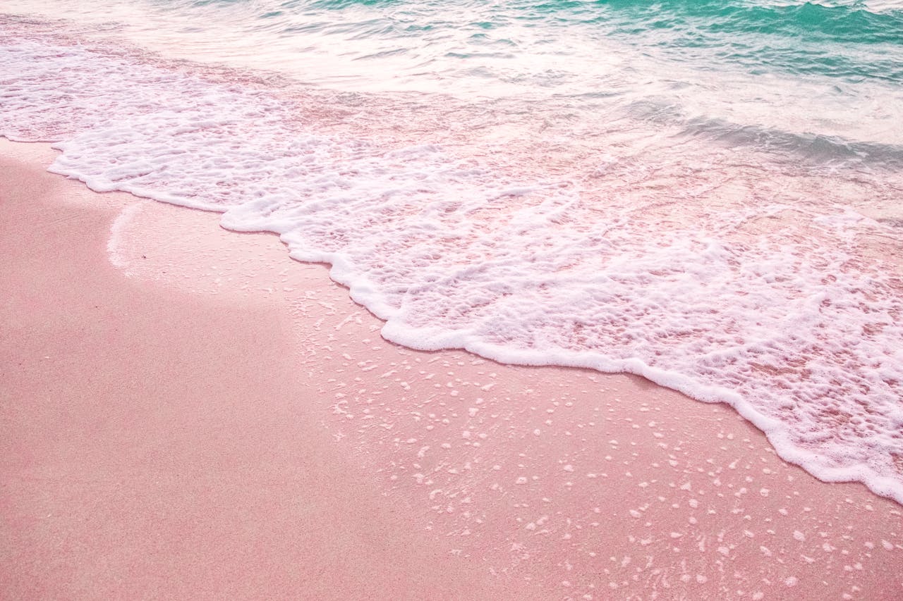 Three miles of soft, blush-pink sand on Eleuthera's Harbour Island