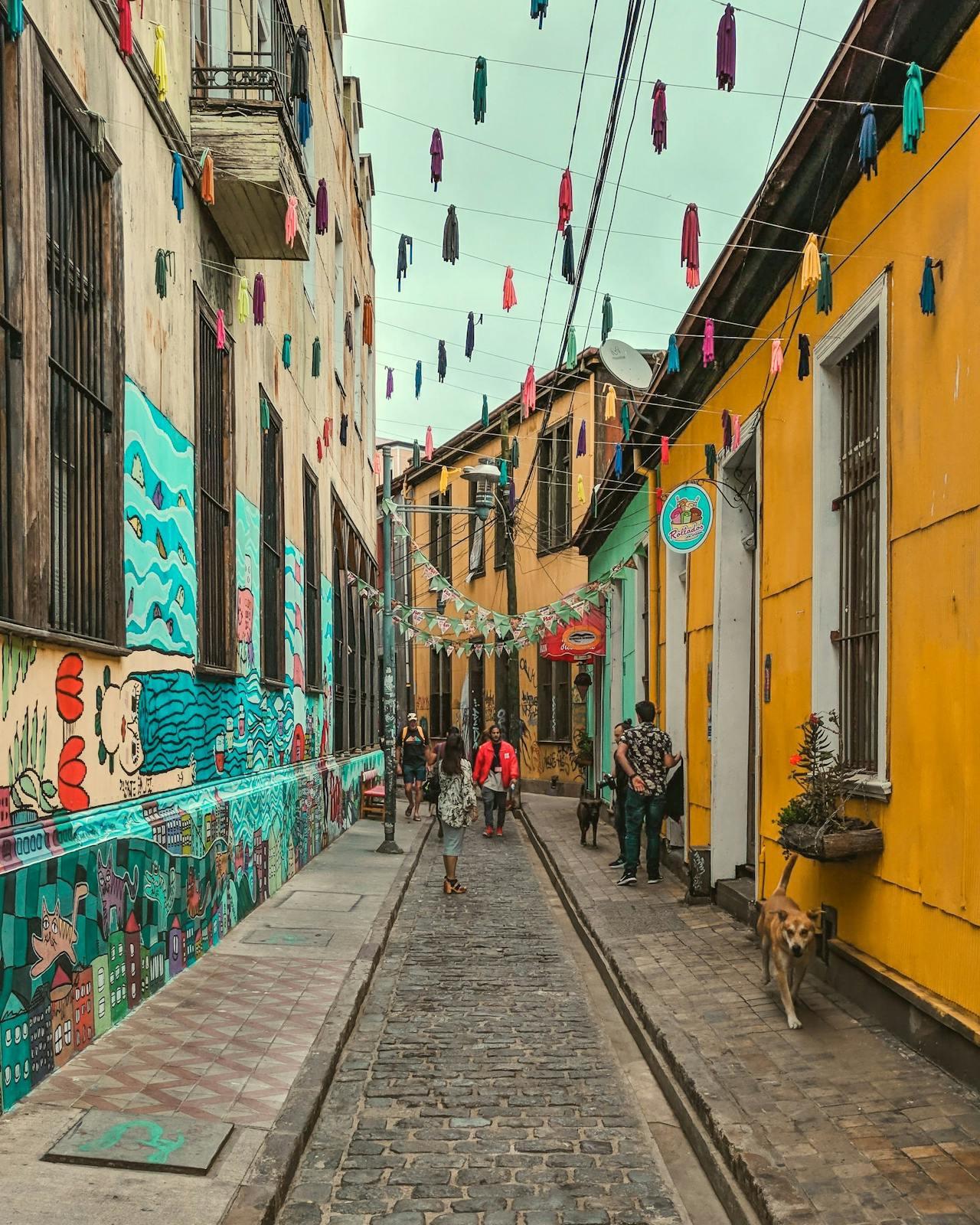 The Andes-backed capital and the colourful, bohemian port of Valparaiso