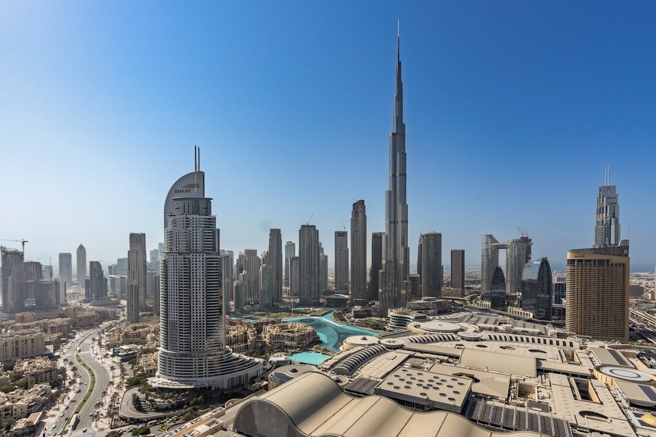 Ascend the world's tallest building to At the Top, 555 metres up, for a view across city, desert and Gulf