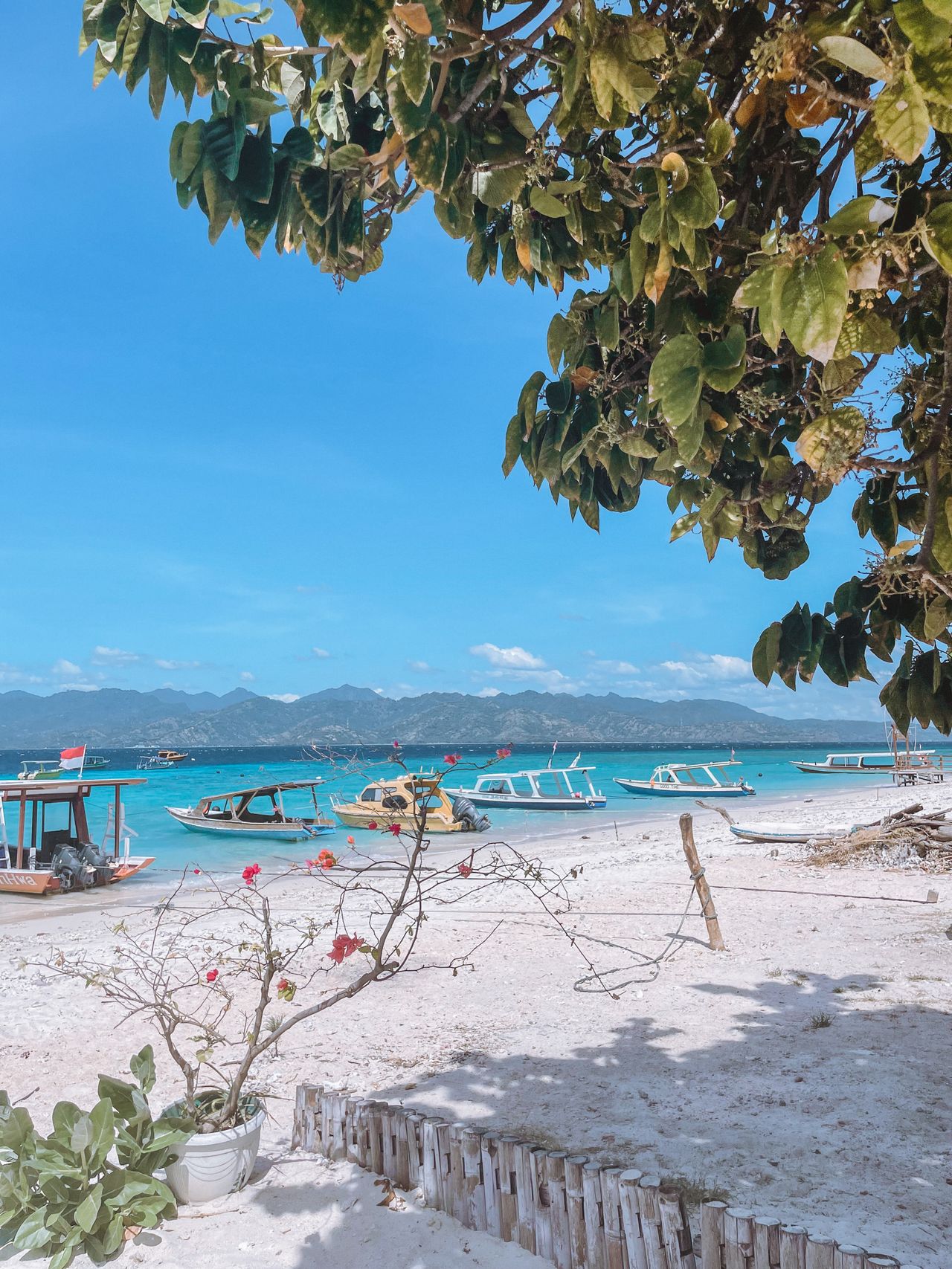 Bali's quieter neighbour, with the beaches of Lombok and the car-free Gili Islands