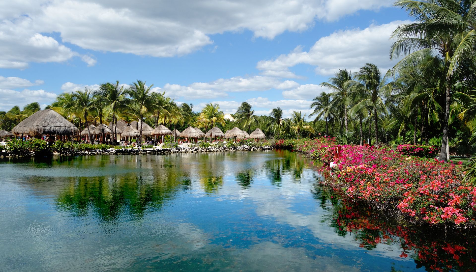 The Caribbean beaches of the Yucatan