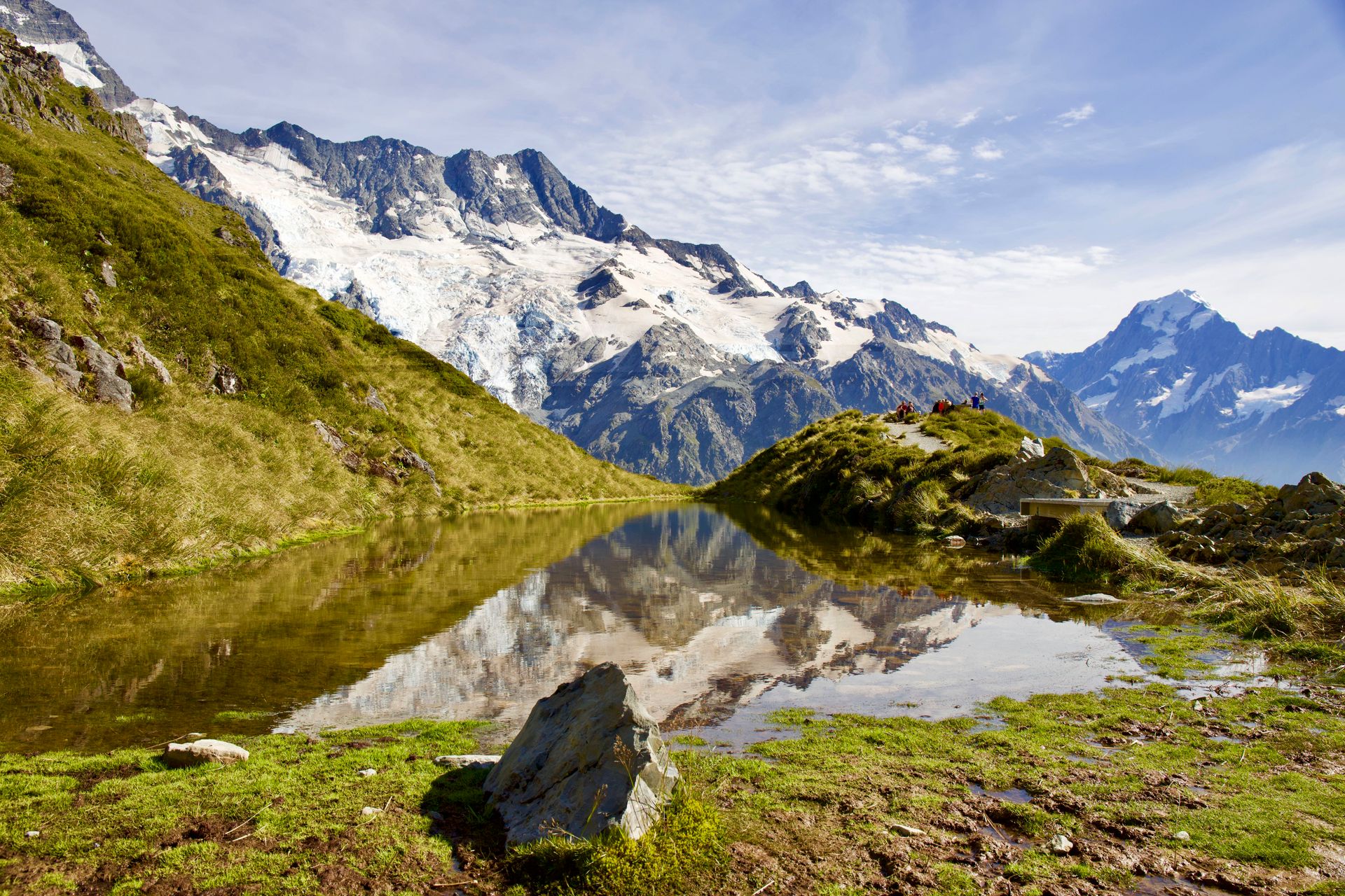 The Franz Josef and Fox glaciers tumbling almost to the rainforest, and the wild, empty West Coast