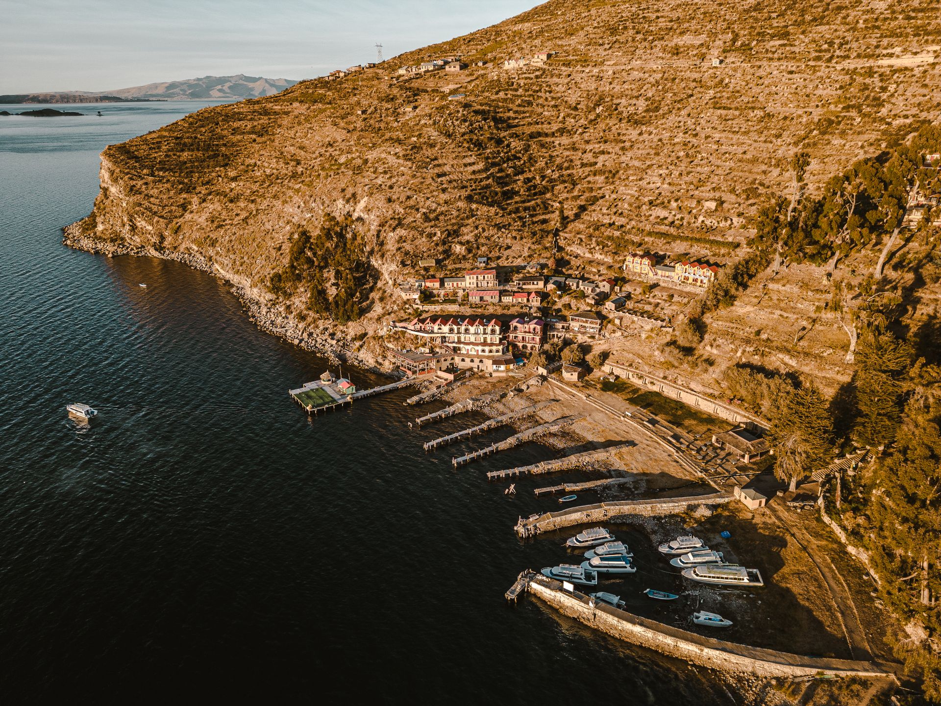 The highest navigable lake in the world, with the floating reed islands of the Uros and a living Andean culture…