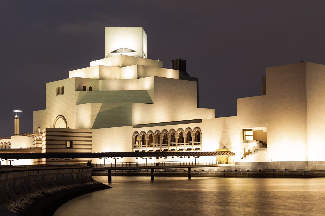 I.M. Pei's final masterpiece, rising from its own island in the bay