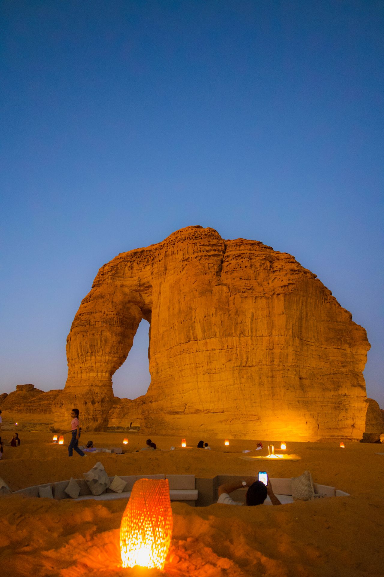 Wander the mud-brick lanes of AlUla's old town and watch the sun set behind Elephant Rock, a vast natural arch…