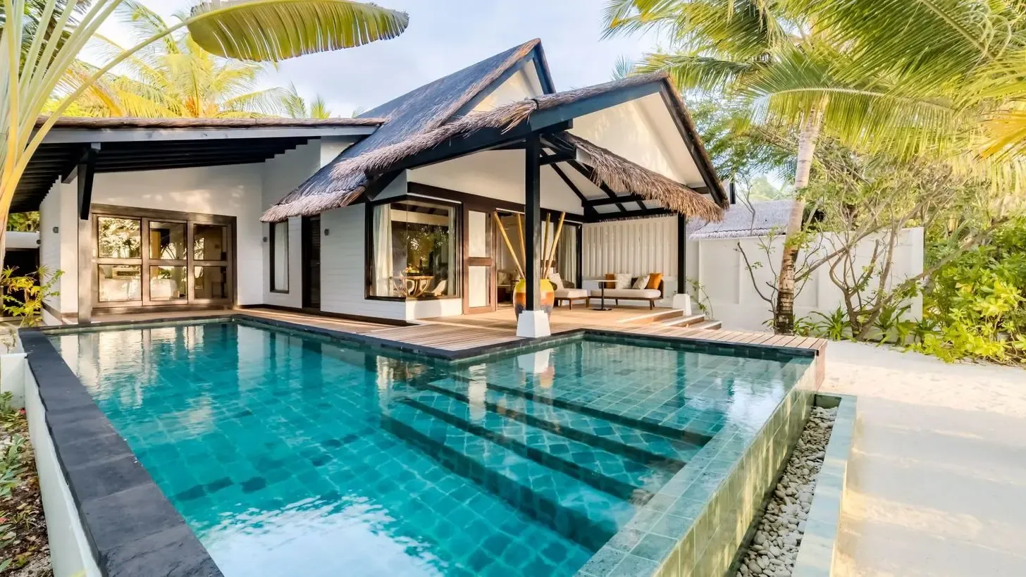 Two-Bedroom Earth Pool Pavilion