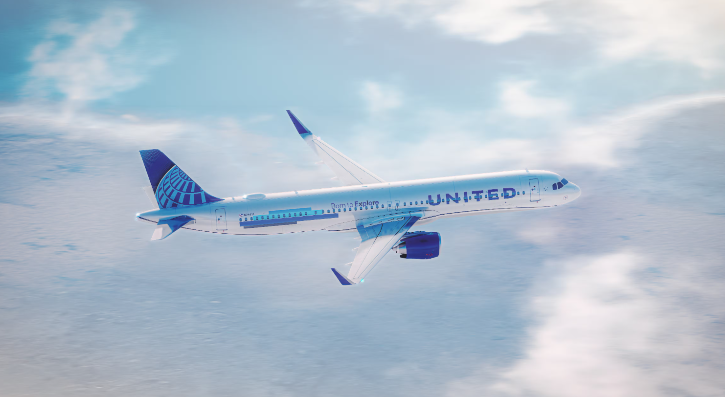 United Airlines — cabin imagery