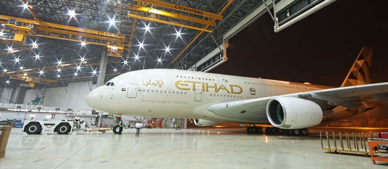 Etihad Airways — cabin imagery